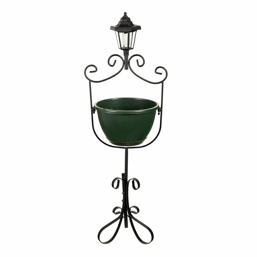 Plow & Hearth Planter with Solar Light