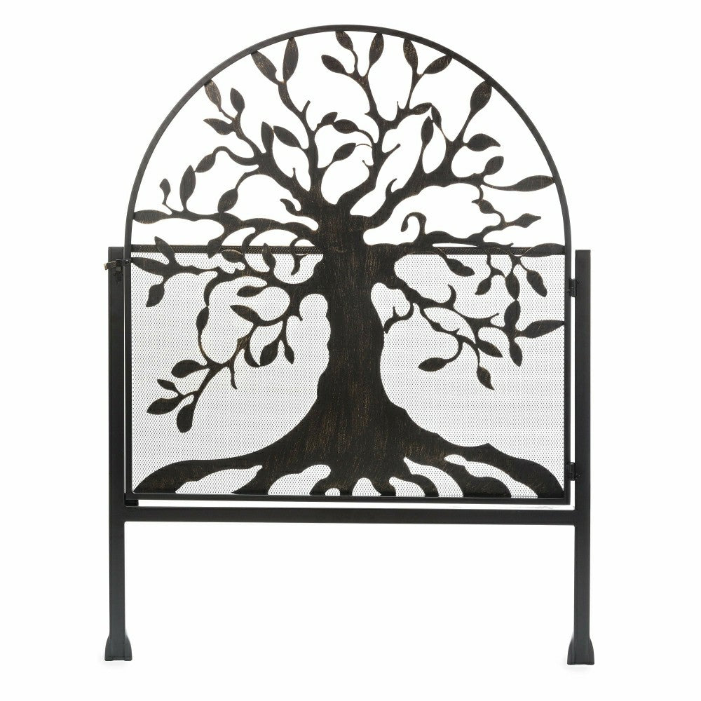 Plow & Hearth Metal Garden Gate with Tree of Life Design
