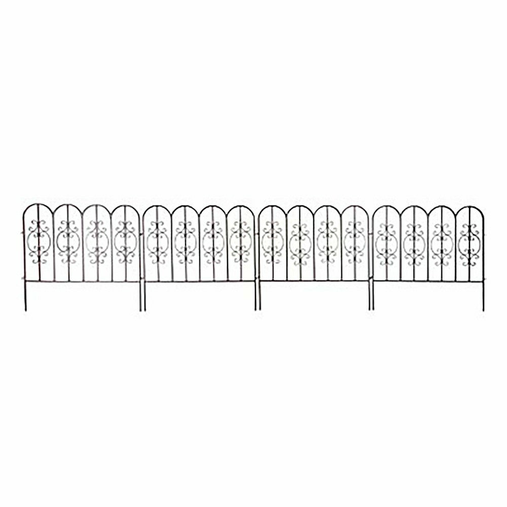 Plow & Hearth Montebello Iron Garden Fencing, Set of 2