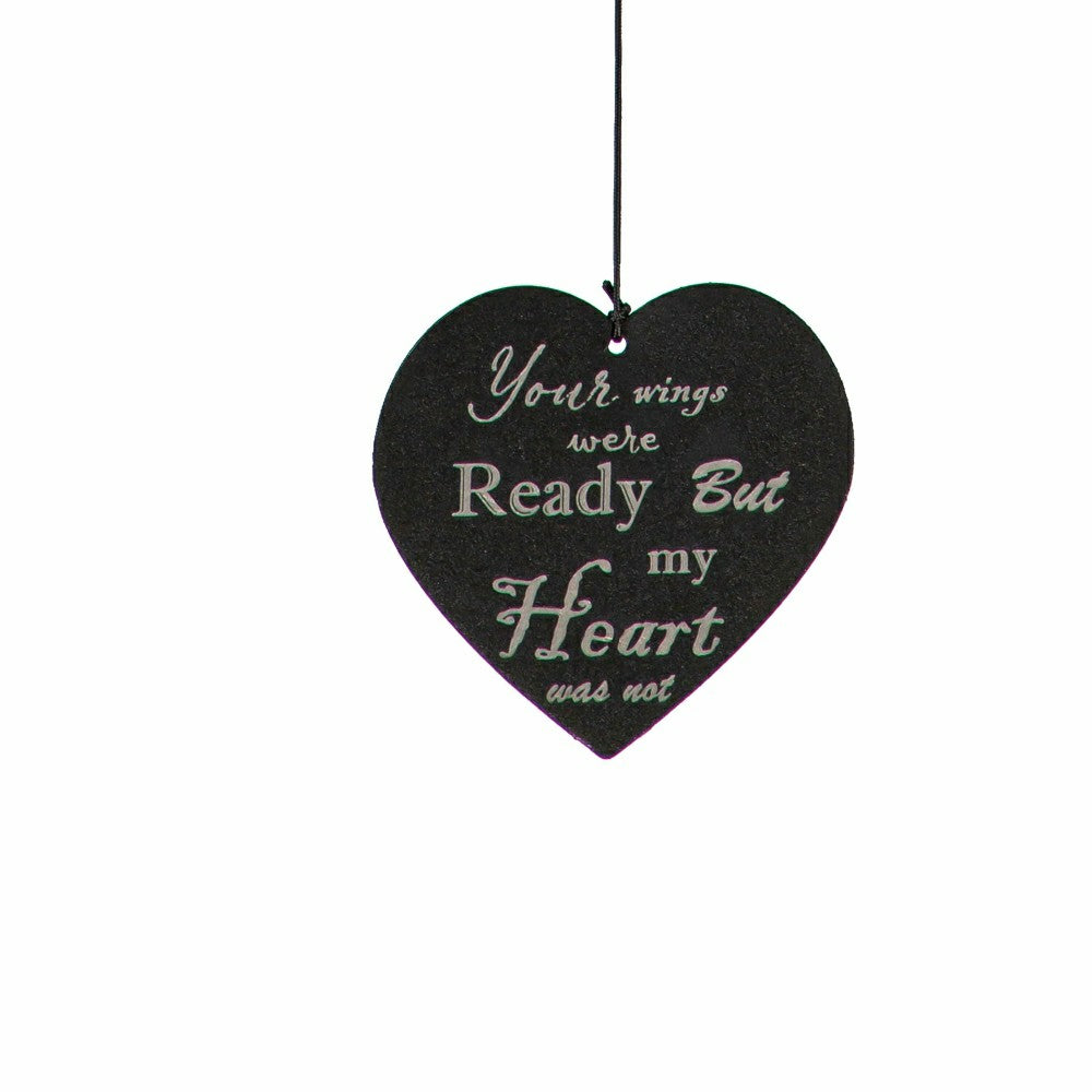 Plow & Hearth "Your Wings Were Ready" Avria Hand-Tuned Wind Chime, 30" H