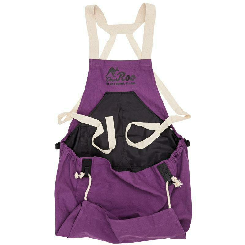 Plow & Hearth Roo Gardening Apron - Purple