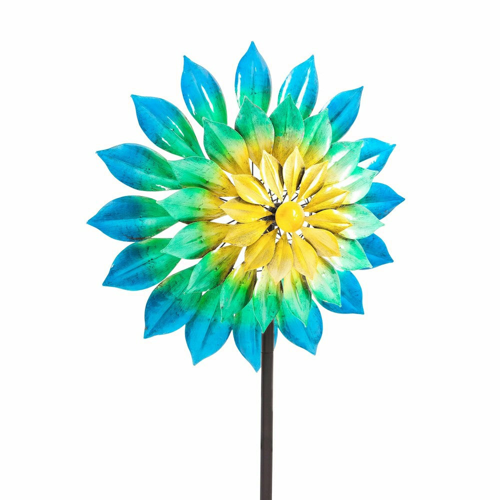 Plow & Hearth 75"H Wind Spinner, Oceanic Dimensions