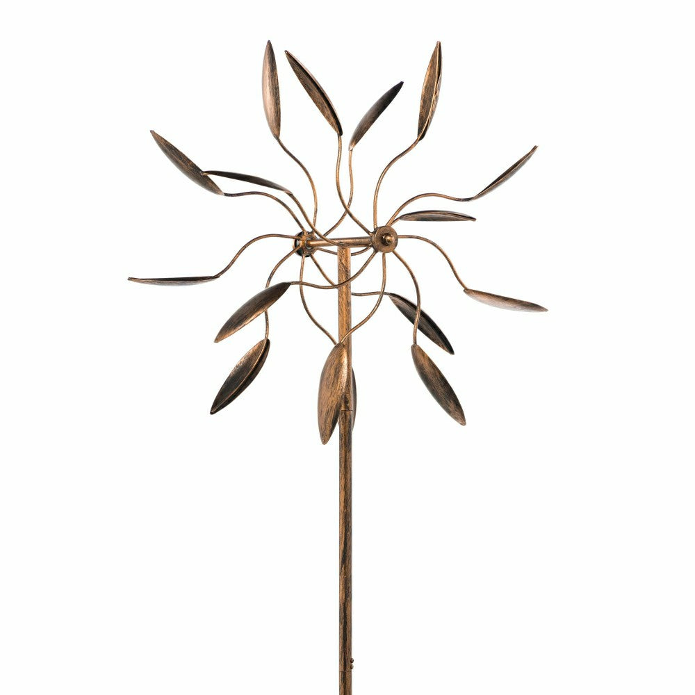 Plow & Hearth Twirler Metal Kinetic Garden Wind Spinner