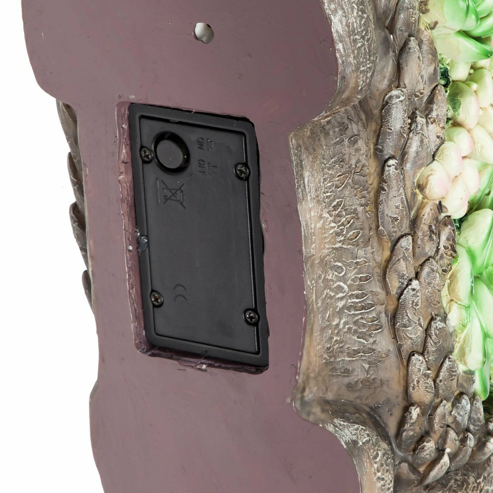 Plow & Hearth Solar Resin Succulent Hedgehog