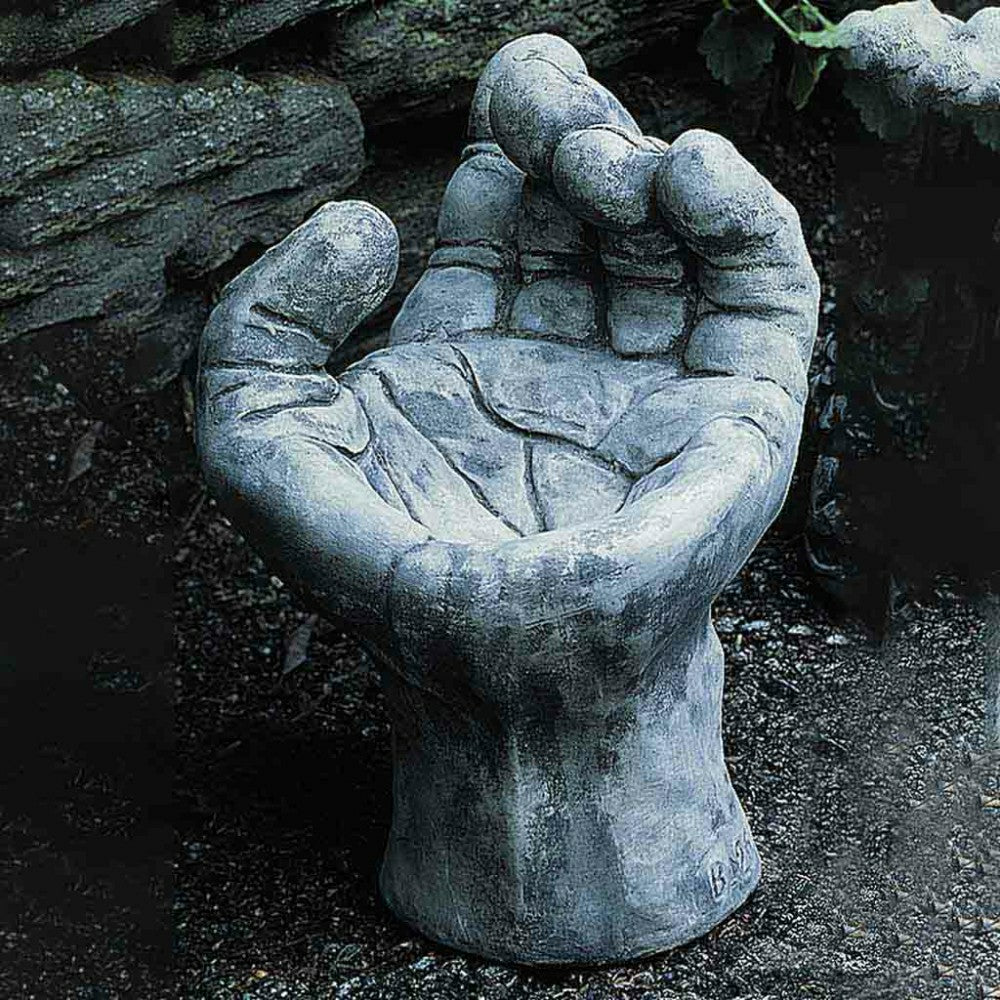 Plow & Hearth Helping Hand Garden Birdbath