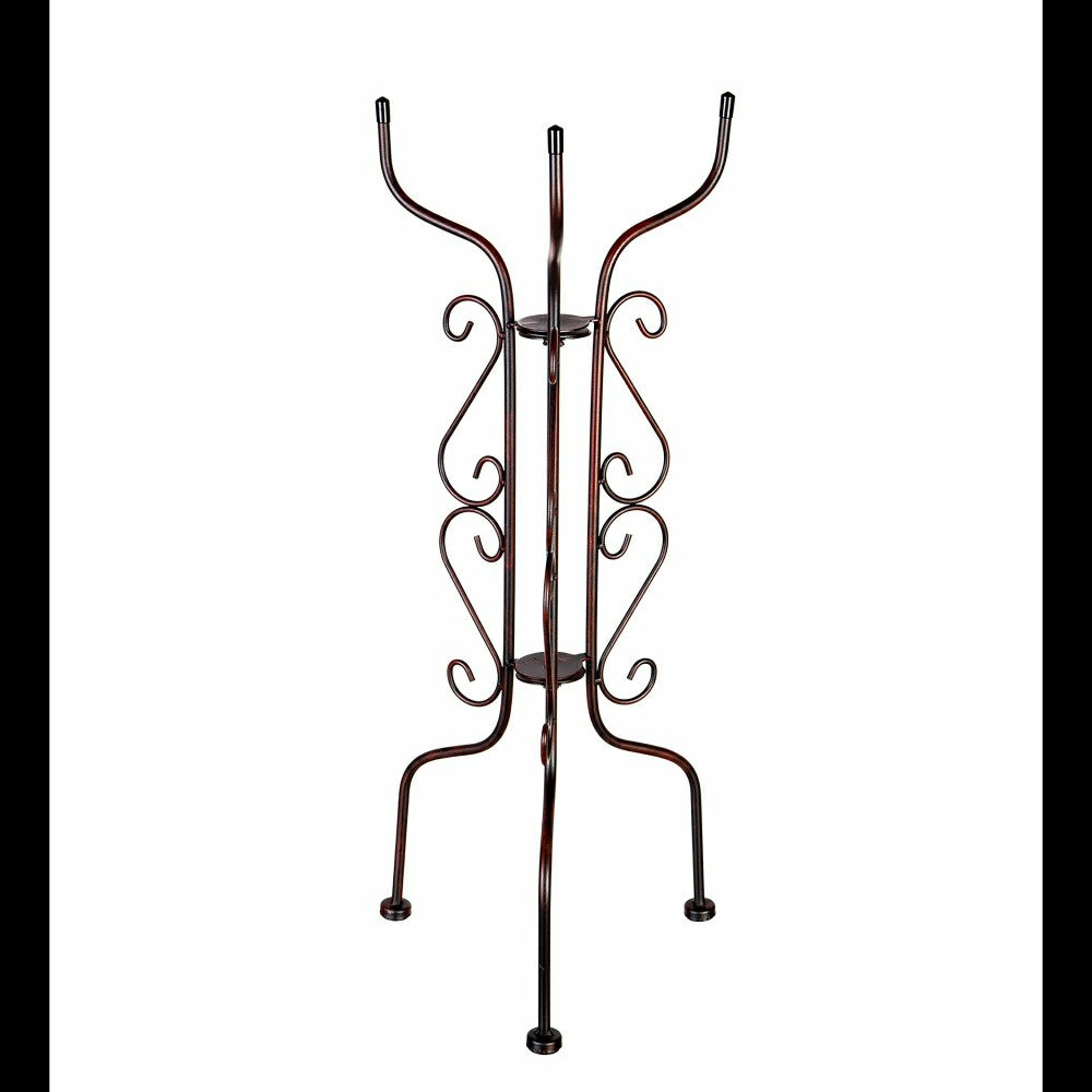 Plow & Hearth Tripod Scroll Birdbath Stand