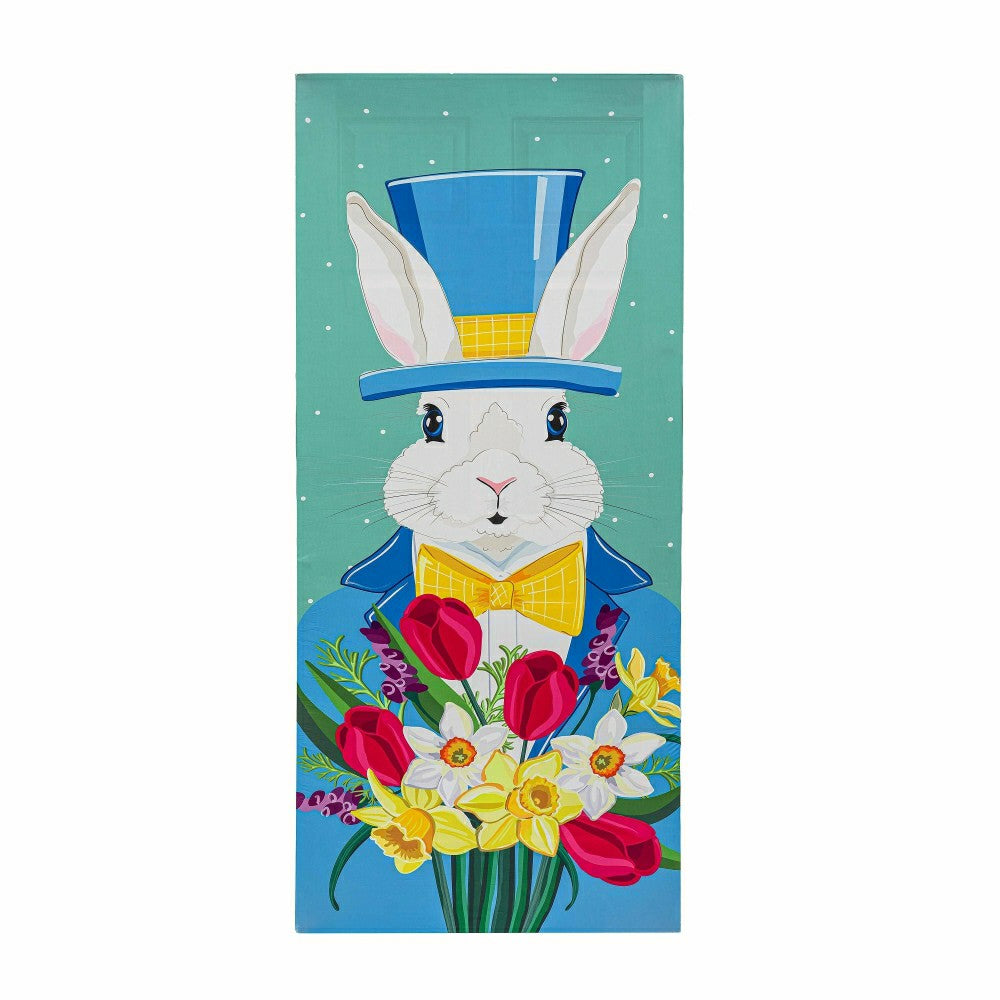 Plow & Hearth Mister Easter Bunny Elastic Door Cover
