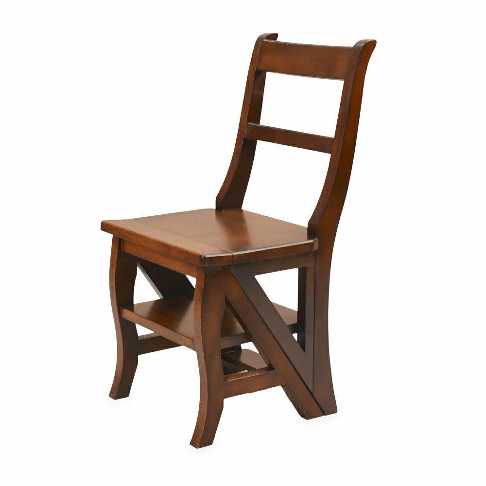 Plow & Hearth Reproduction Parawood Ben Franklin Convertible Ladder Chair