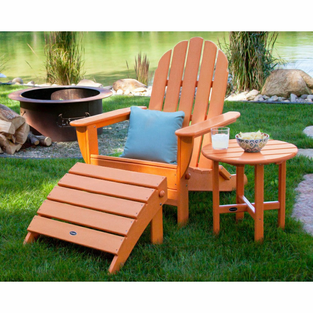 Plow & Hearth POLYWOOD® Classic Oversized Adirondack Folding Ottoman