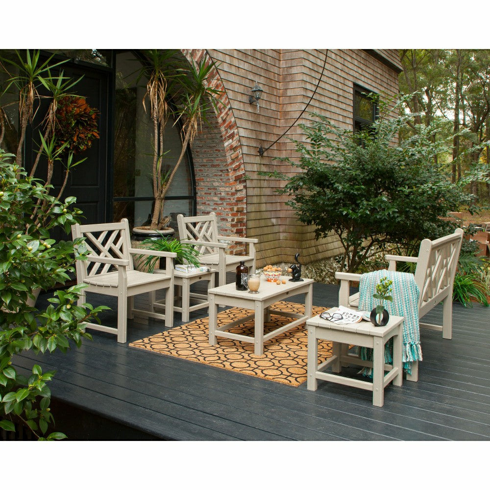 Plow & Hearth POLYWOOD® Chippendale Garden Armchair