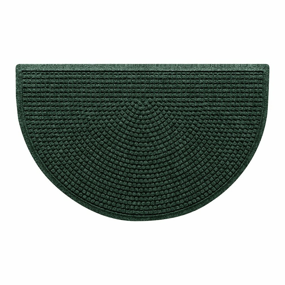 Plow & Hearth WaterHog® Indoor/Outdoor Cubes Half-Round Doormat, 24" x 39"