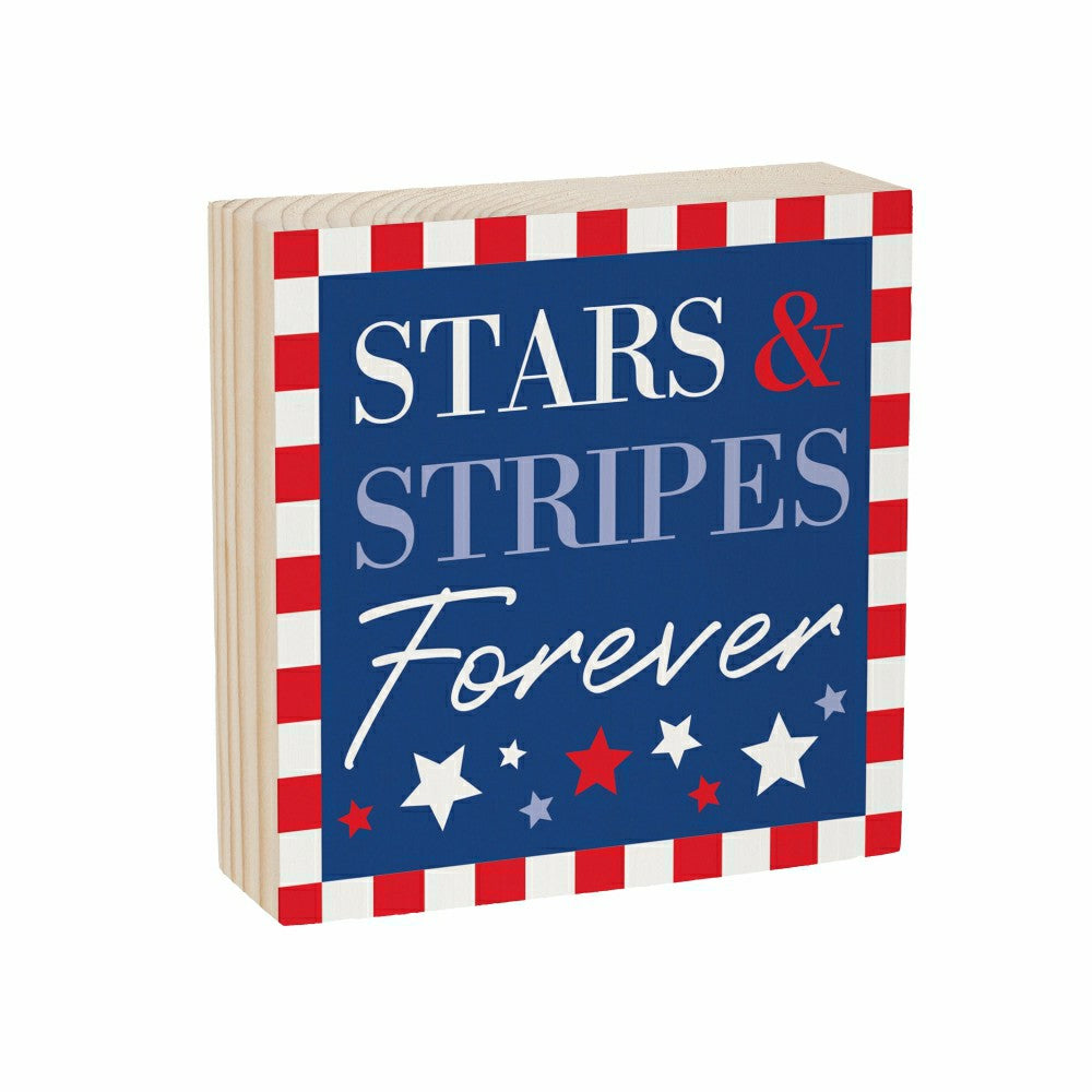 Plow & Hearth Americana Mantle Signs (18"x5" )