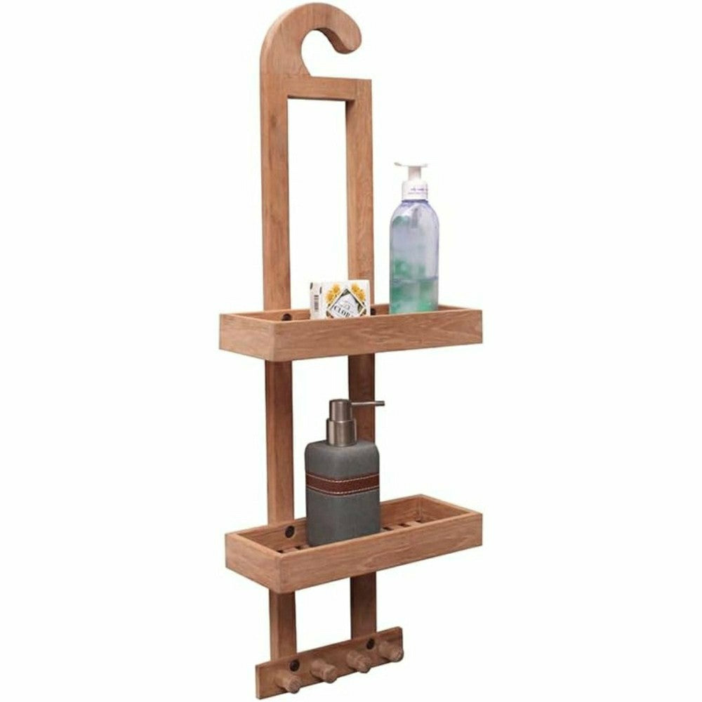 Plow & Hearth Newport Natural Shower Caddy