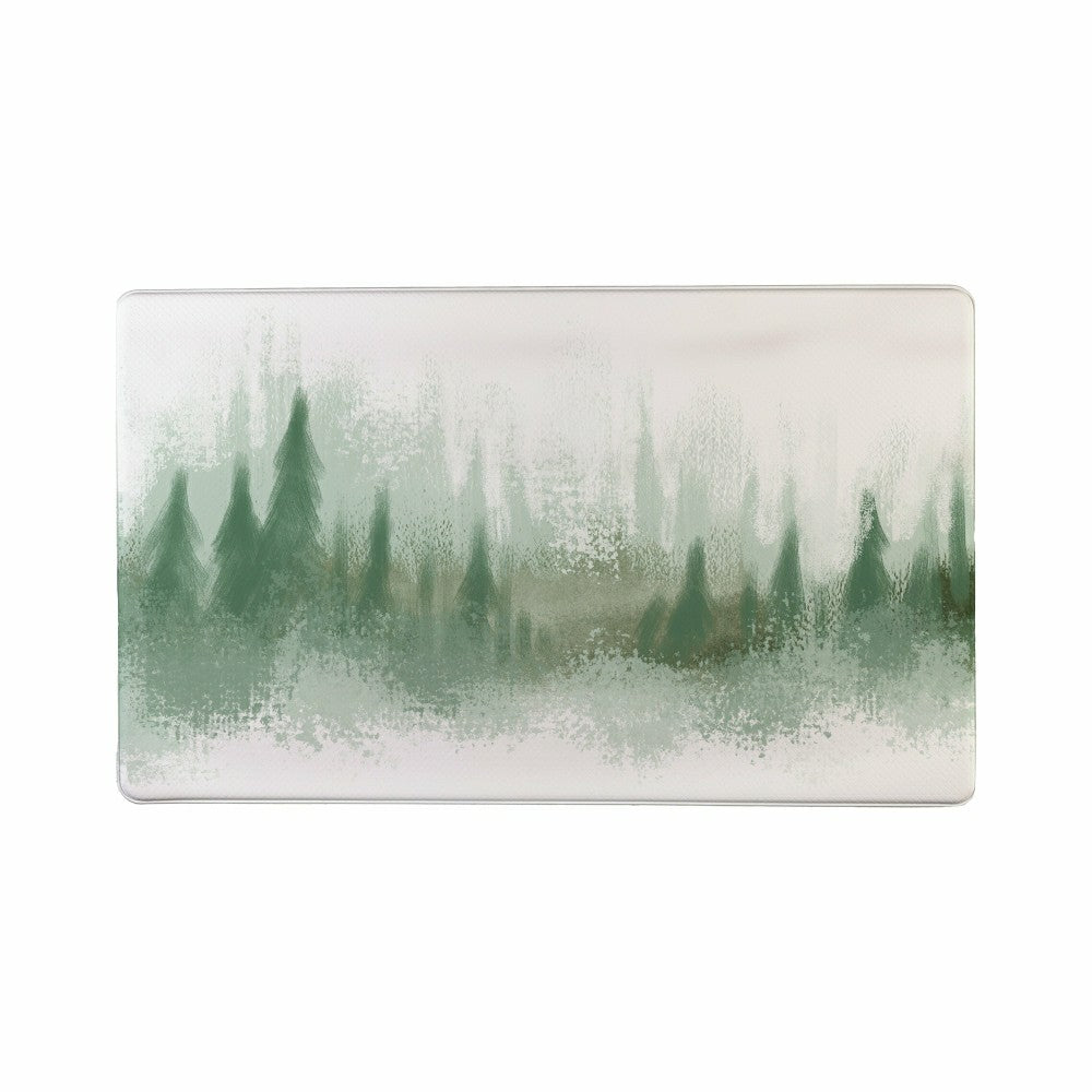 Plow & Hearth EG Studio Northwoods Foggy Trees Landscape Anti-Fatigue Mat (30"x18“)