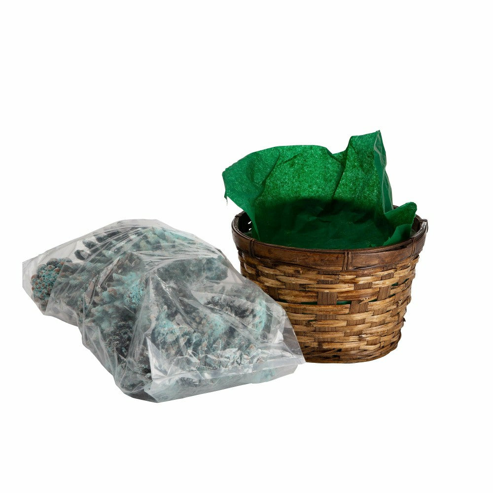 Plow & Hearth Color-Changing Fireplace Color Cones, 1 lb. in Gift Basket