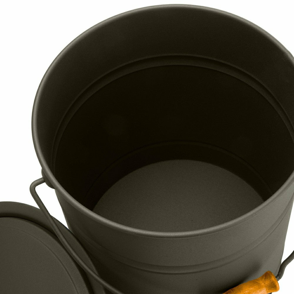 Plow & Hearth Deluxe Galvanized Steel Ash Bucket
