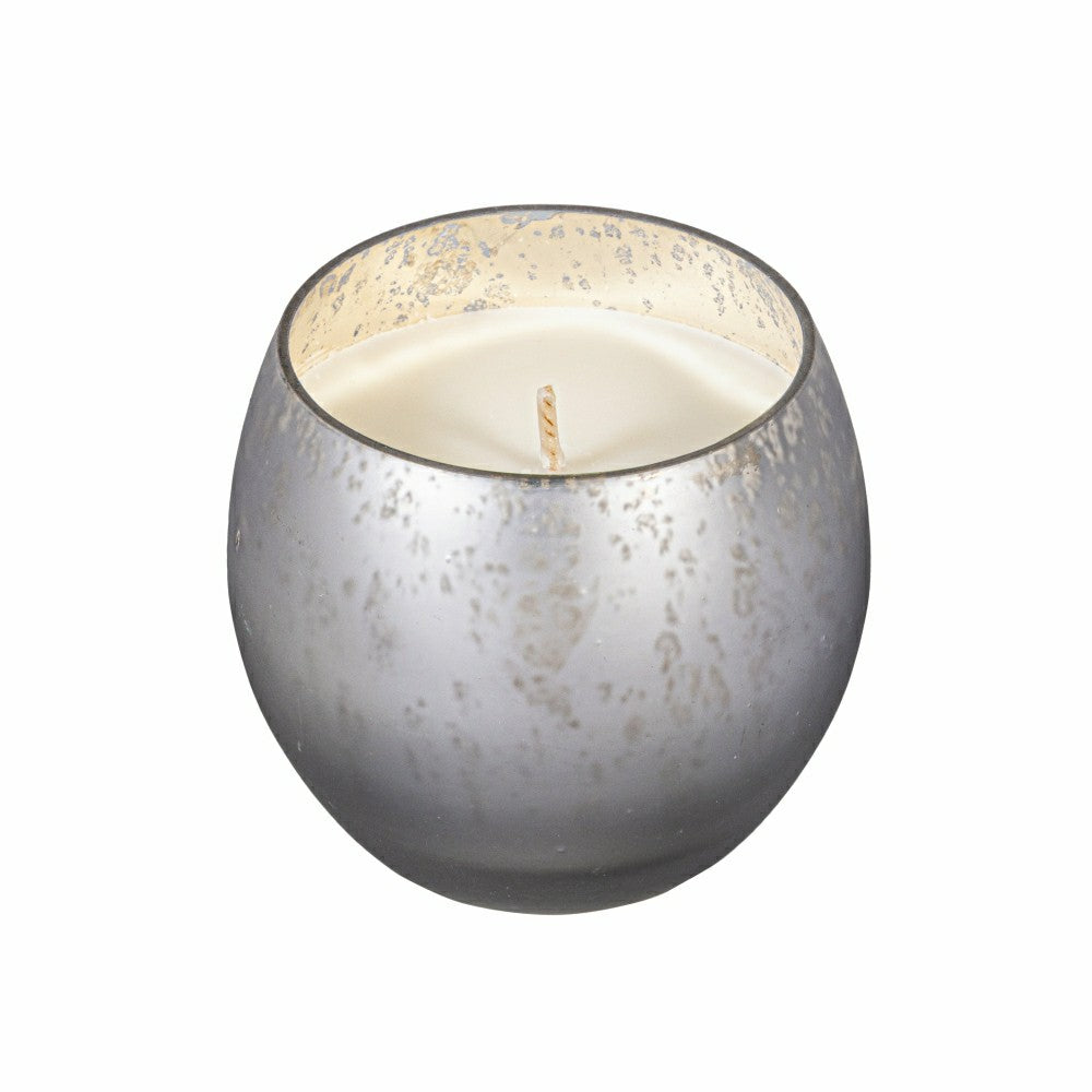Plow & Hearth Egg Shape Mercury Glass Candle, Ancient Water