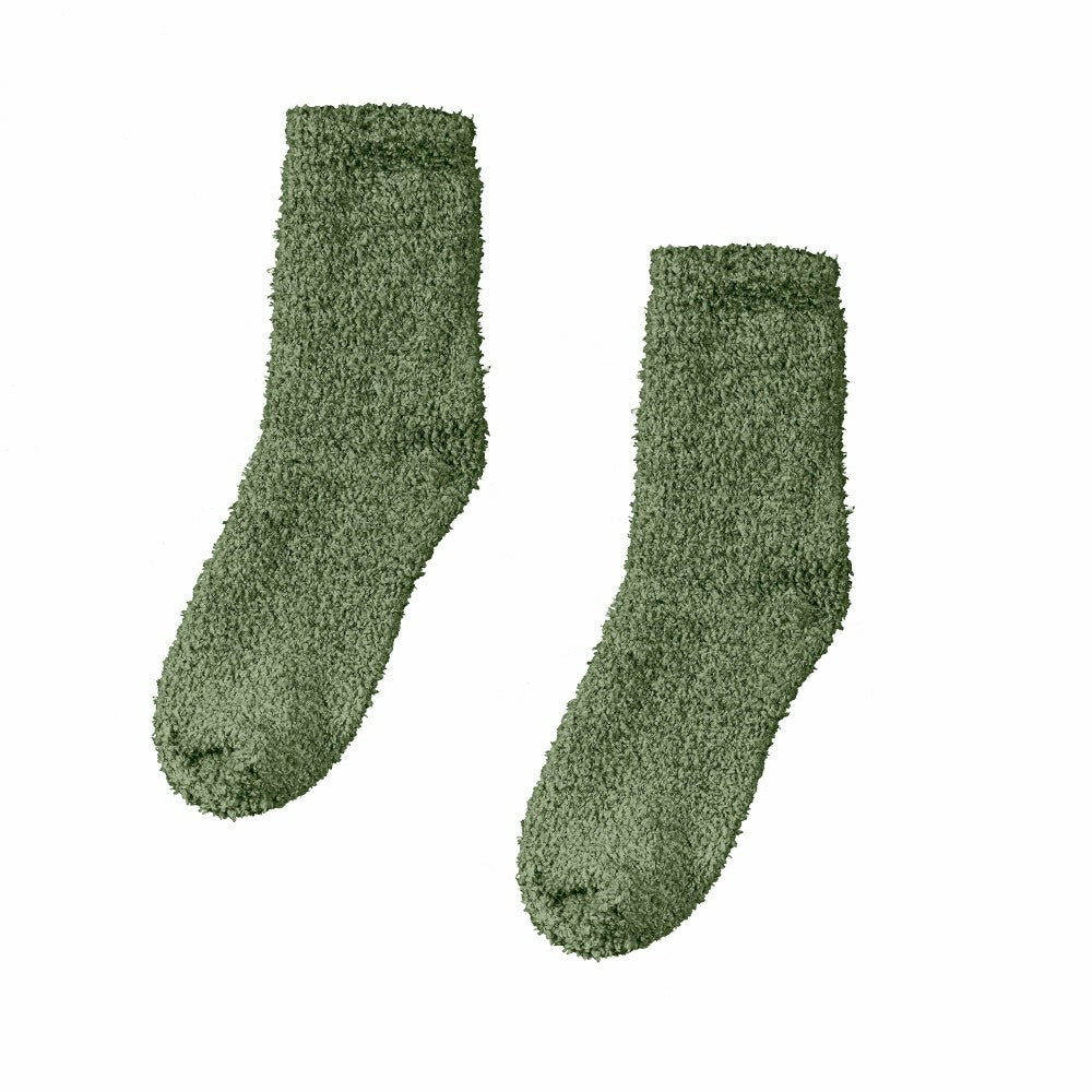 Plow & Hearth Butterfly Ceramic Flare Cup and Sage Socks Gift Set, 12oz, Gift Box
