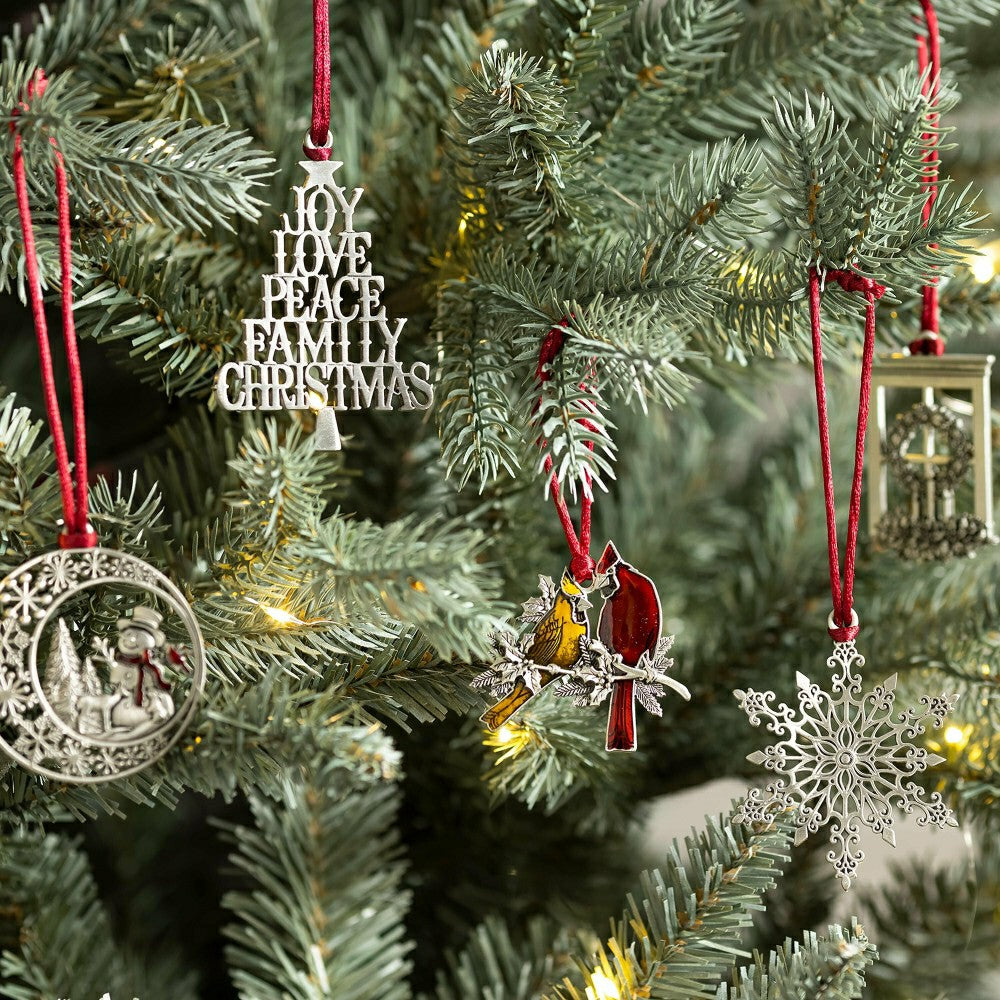 Plow & Hearth Solid Pewter Christmas Tree Ornament