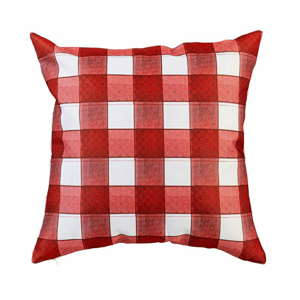 Plow & Hearth Country Heart Wreath Pillow Cover