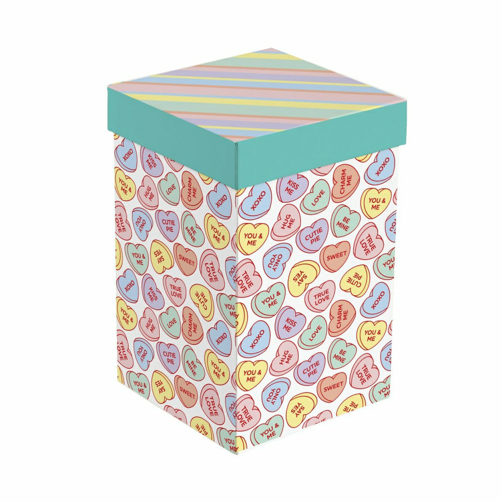 Plow & Hearth Valentine's Day Ceramic Perfect Cup, Candies, 17oz, Gift Box