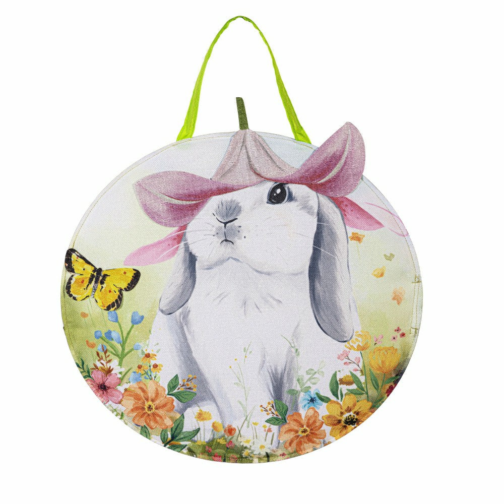Plow & Hearth Hop Into Spring Flower Time Door Decor