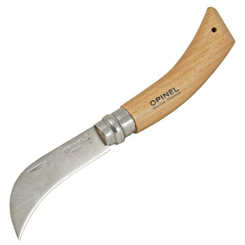Plow & Hearth Opinel Folding Pruning/Harvest Knife Stainless Steel No. 8