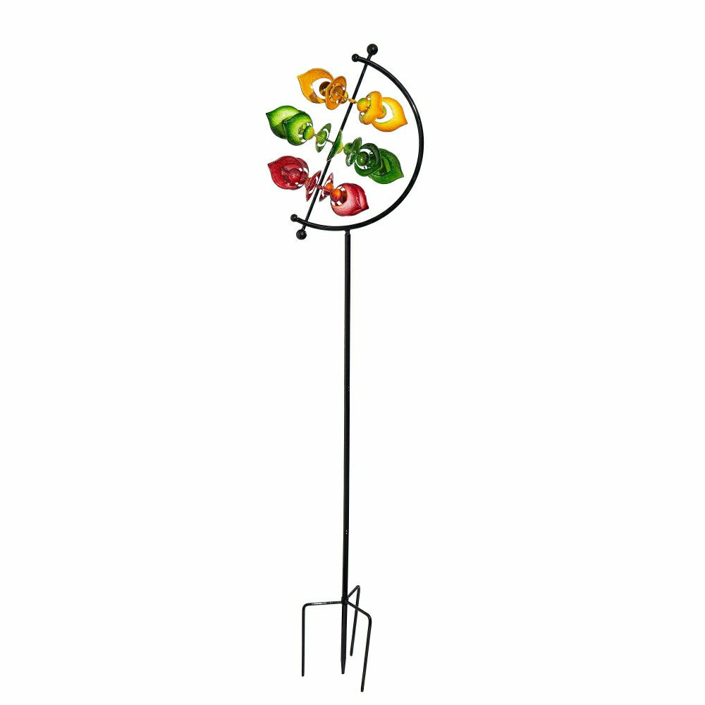 Plow & Hearth Metal Colorful Arrow Wind Spinner, 83"H