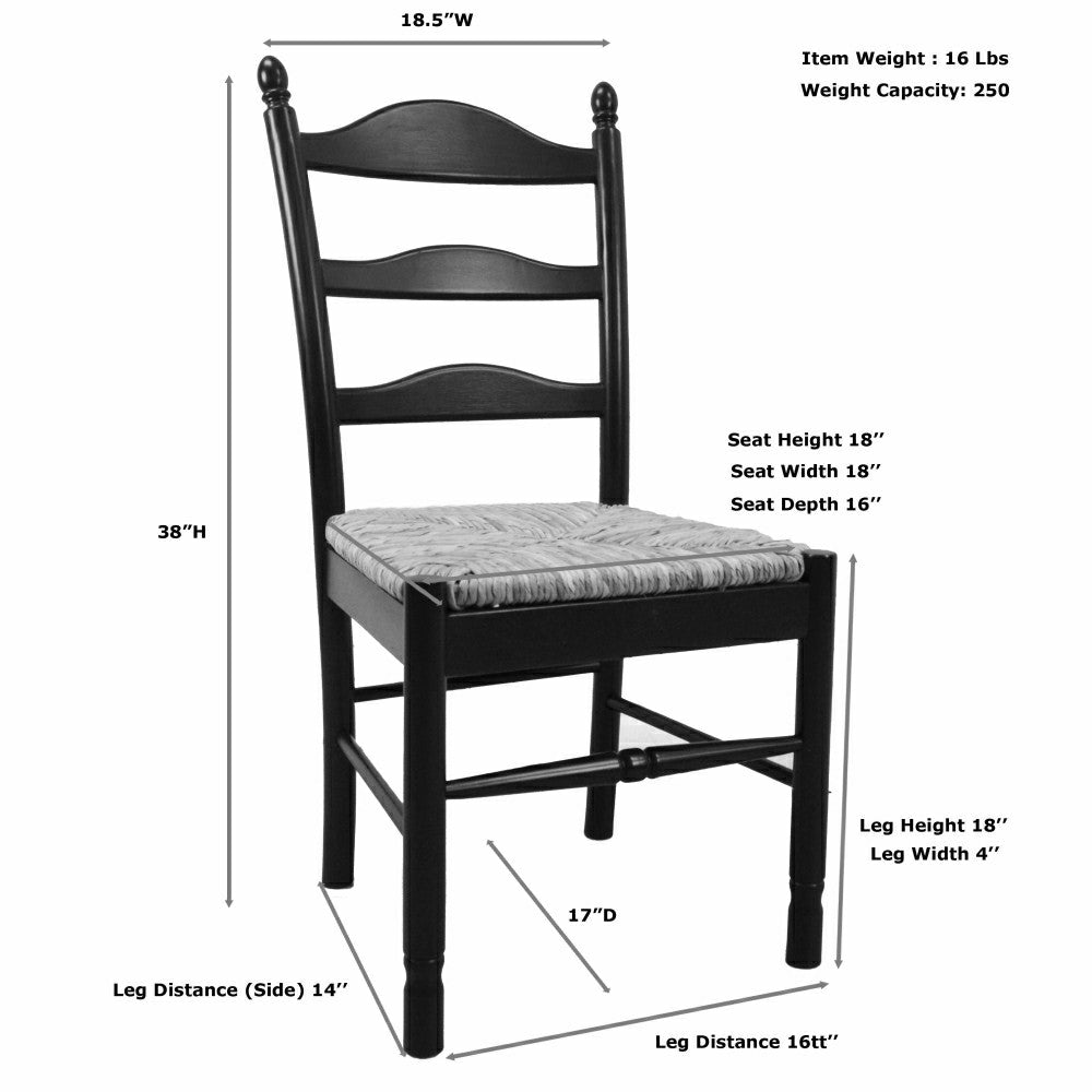 Plow & Hearth Vera Dining Chair, Natural Driftwood