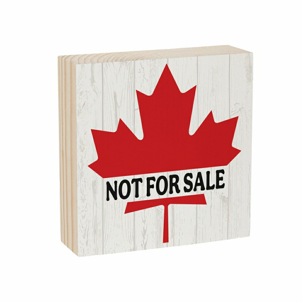Plow & Hearth Canada Pride Mini Plock (6"x6”x1.9“)