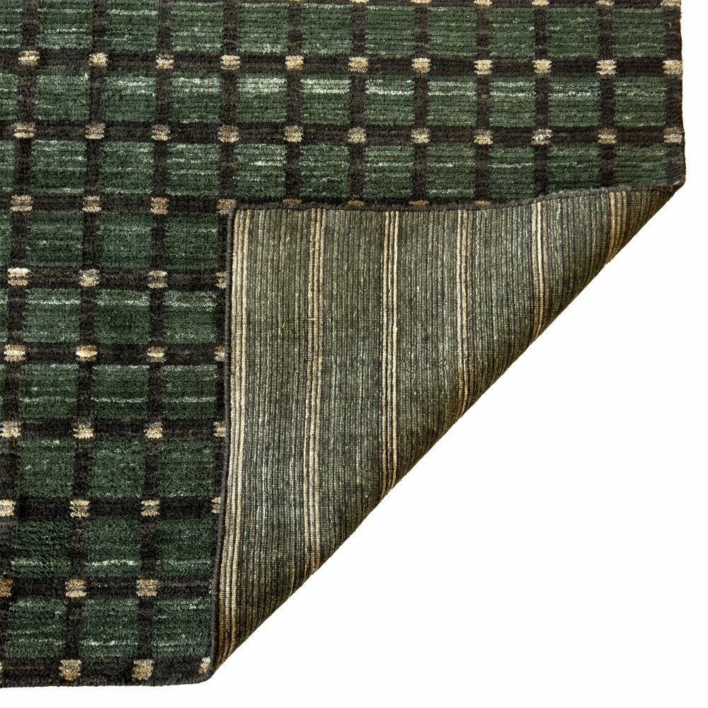Plow & Hearth Tattersall Wool Area Rug