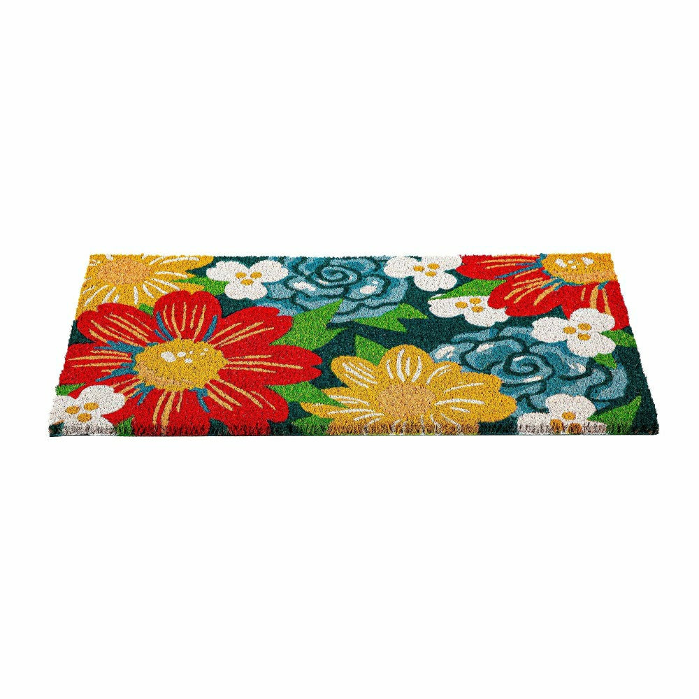 Plow & Hearth Big Bold Florals Coir Mat