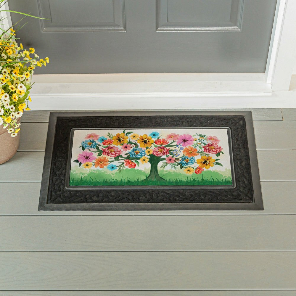 Plow & Hearth Blooming Tree of Life Sassafras Switch Mat