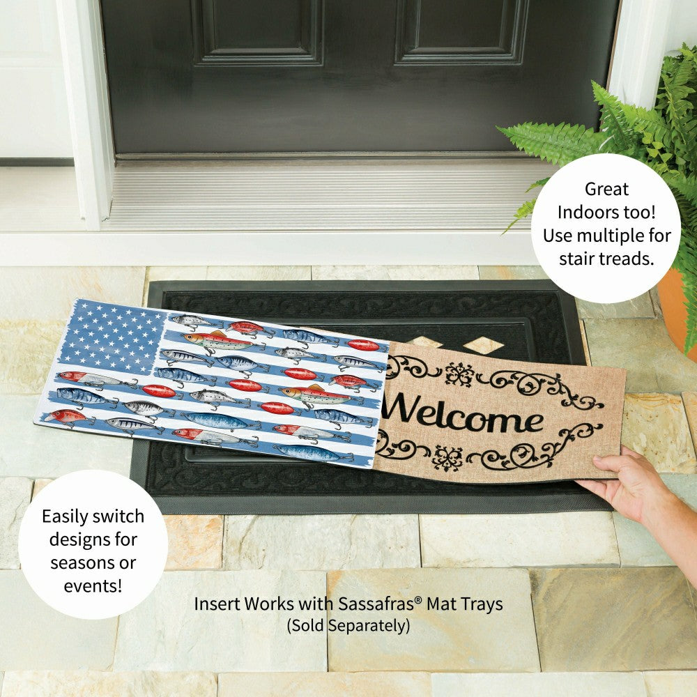 Plow & Hearth Fishing Life Sassafras Switch Mat