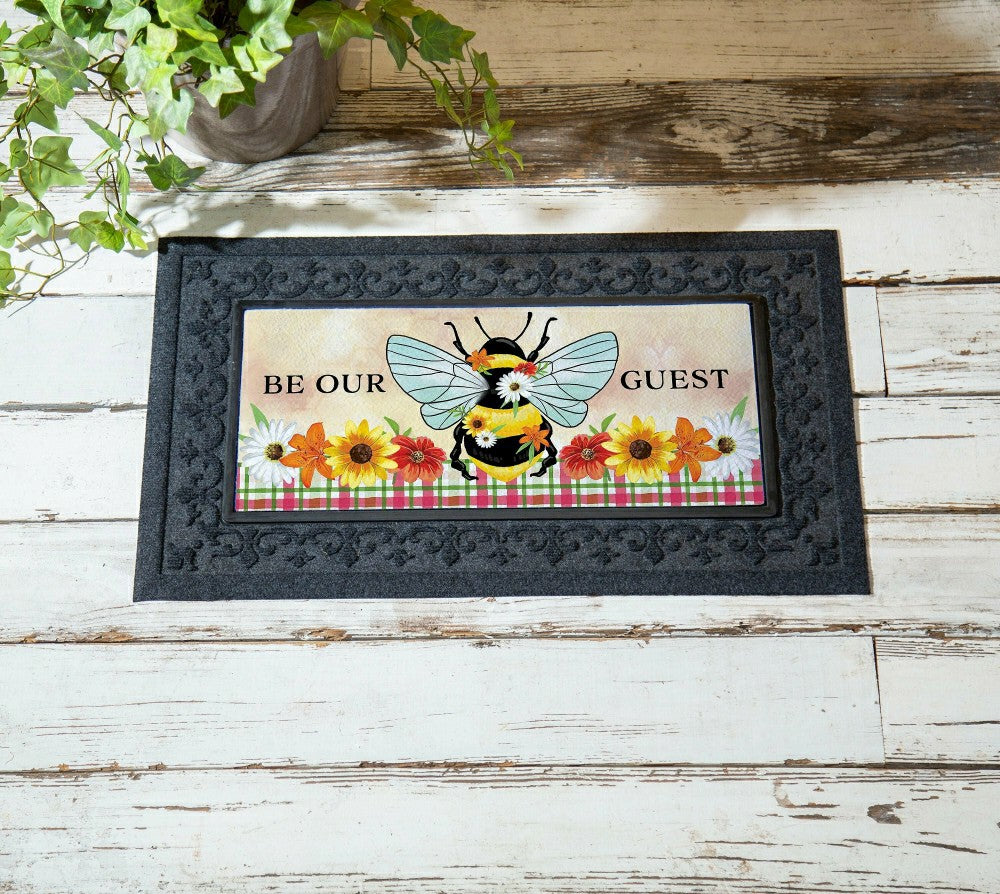 Plow & Hearth Bee Summer Sassafras Switch Mat