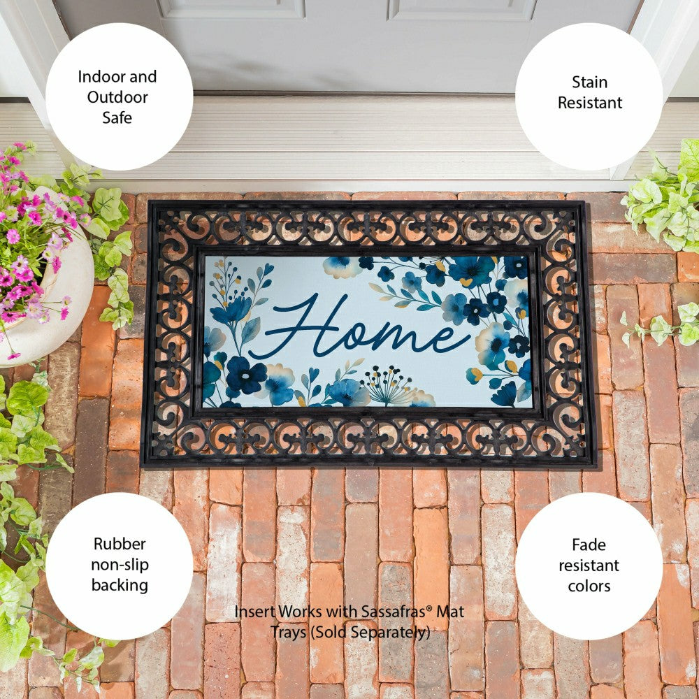Plow & Hearth VivaStyle Gilded Meadow Sassafras Switch Mat, 22"Lx10"H