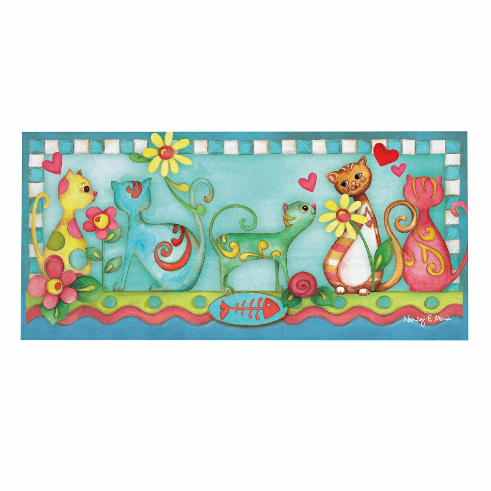 Plow & Hearth Purr-Fect Day Sassafras Switch Mat