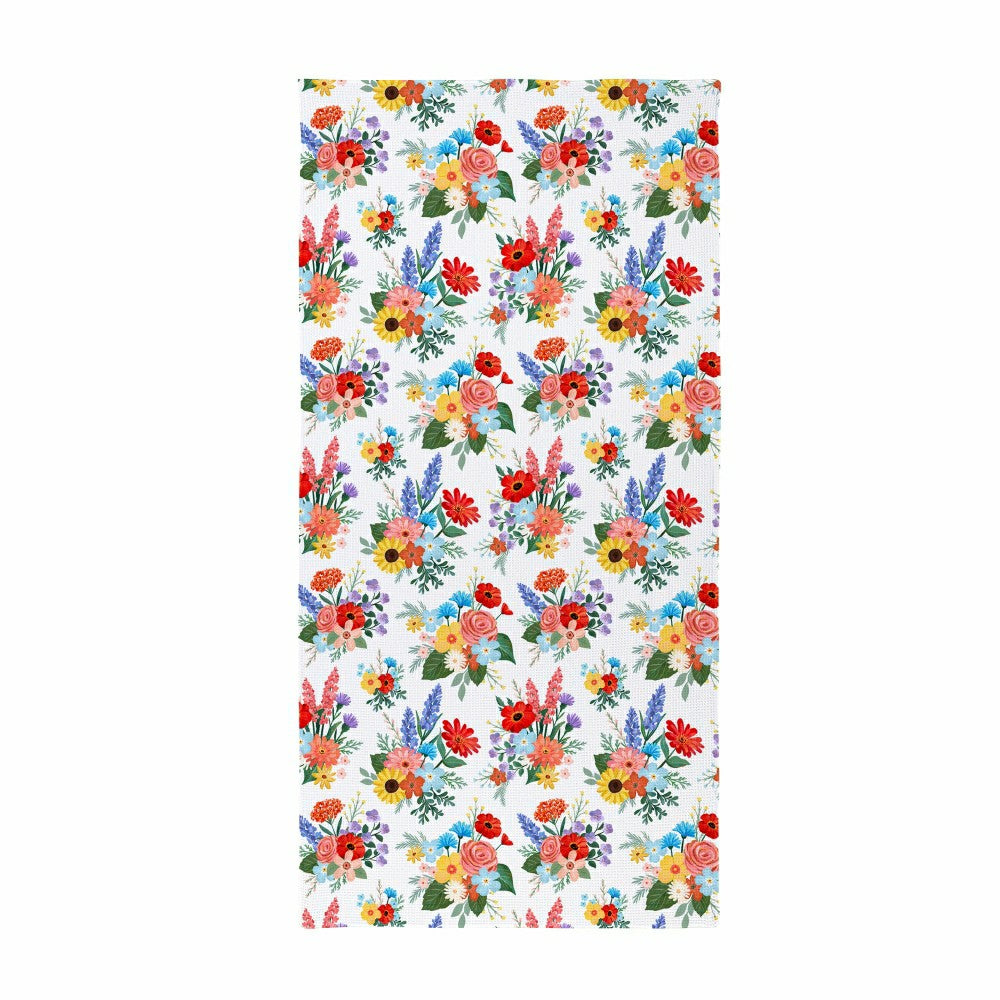Plow & Hearth Cottage Garden Towel Quick Dry Waffle Weave with Matching Carrying Cas