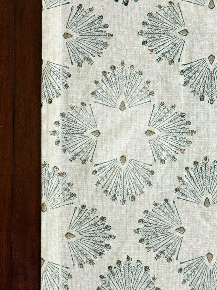 Plow & Hearth Peacock Paradise Table Runner