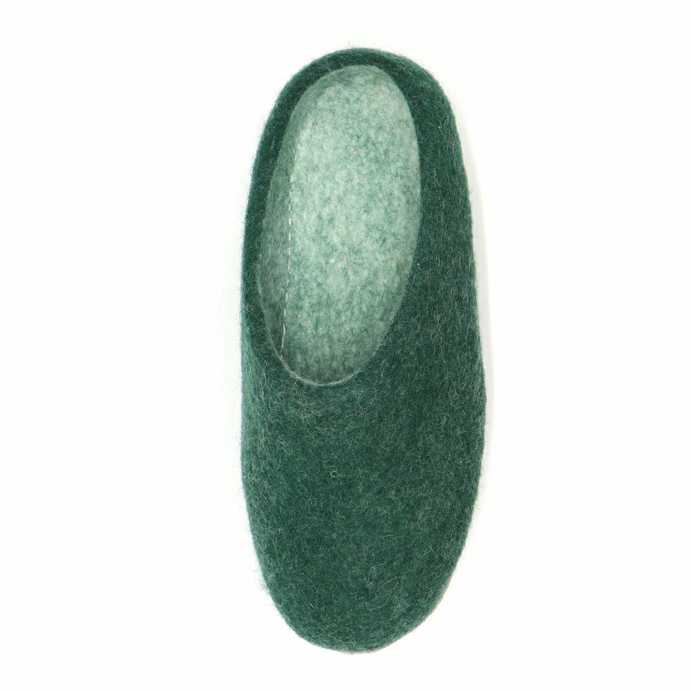 Plow & Hearth Mens Astoria Wool House Slippers