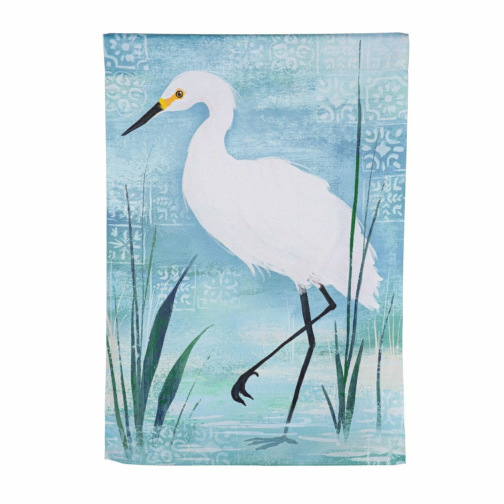 Plow & Hearth Blue Heron Reversible Suede House Flags