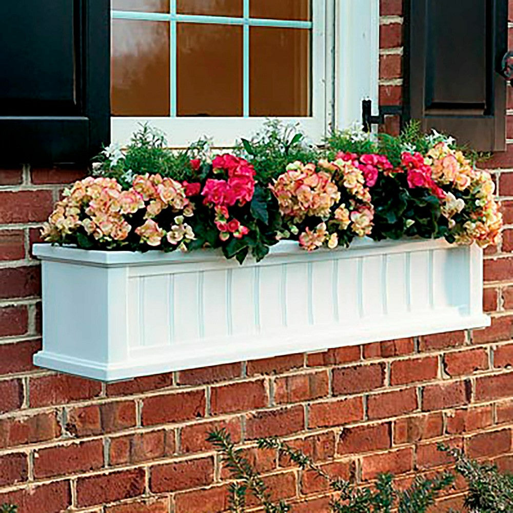 Plow & Hearth Hanging Self-Watering Window Box, 3'L