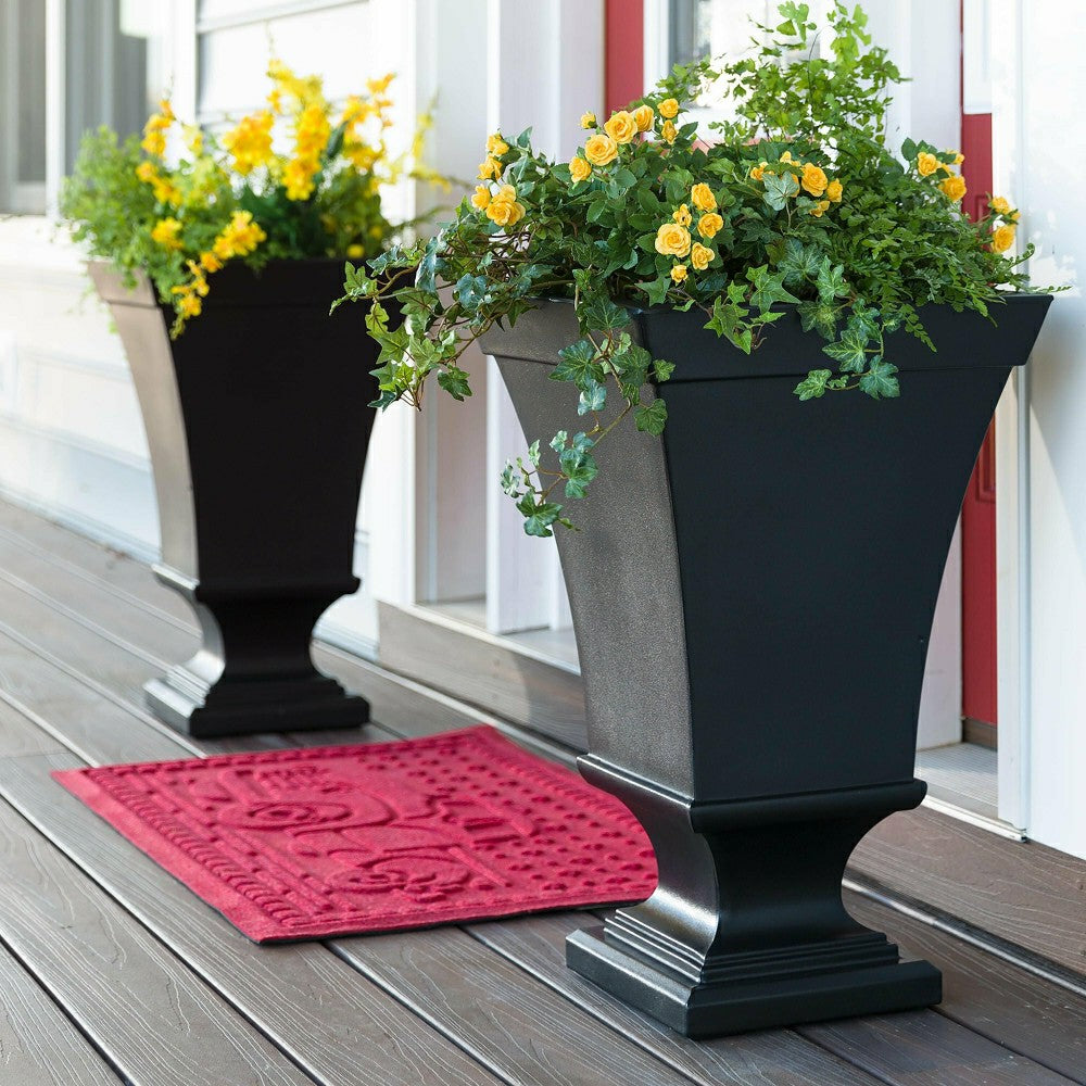 Plow & Hearth Richmond Self-Watering Pedestal Urn Planter