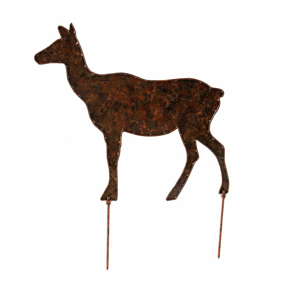 Plow & Hearth Set of 3 Deer Stakes