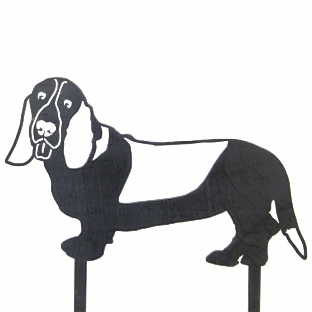 Plow & Hearth Basset Hound Garden Stake