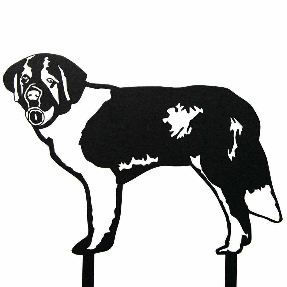 Plow & Hearth Saint Bernard Garden Stake
