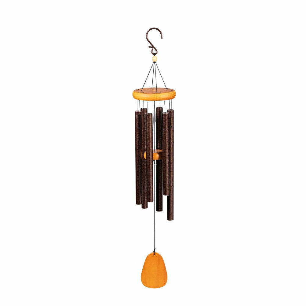 Plow & Hearth 29" Wood Top Wind Chime