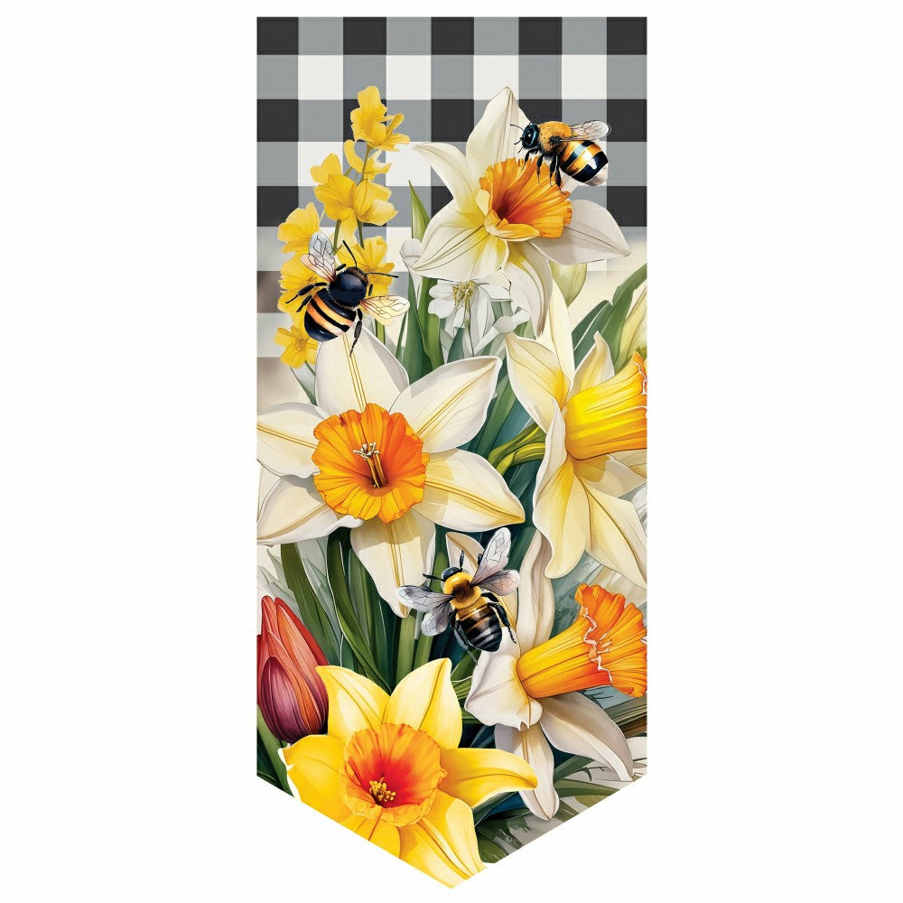 Plow & Hearth Buttercup Plaid Pattern Suede Everlasting Impression