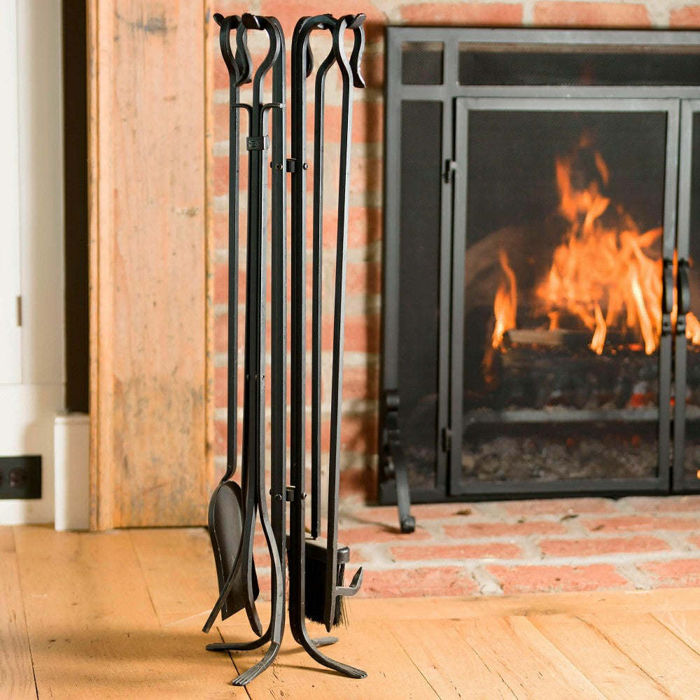 Plow & Hearth Tall Fireplace Tool Set