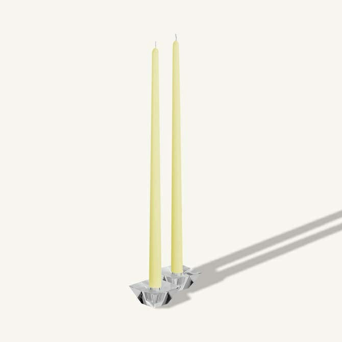 Plow & Hearth Ivory Giant Taper Candles - 20 Inch - 8 Pack